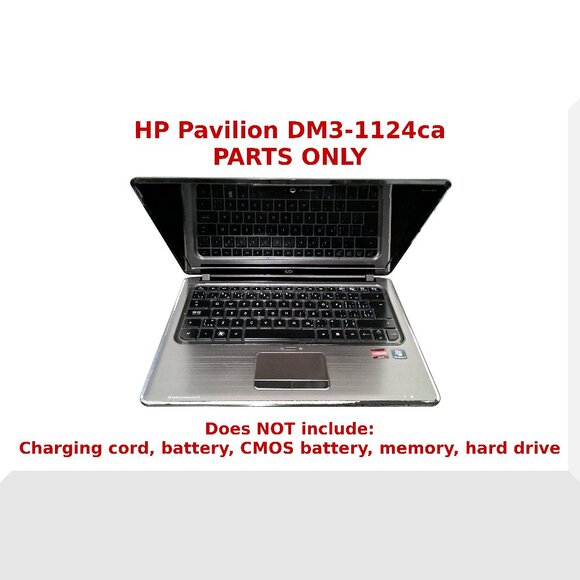 HP Pavilion DM3, DM3-1124ca, PARTS ONLY - Picture 1 of 11